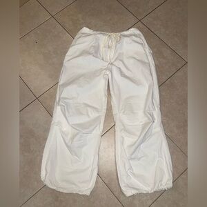 White Drawstring Pants